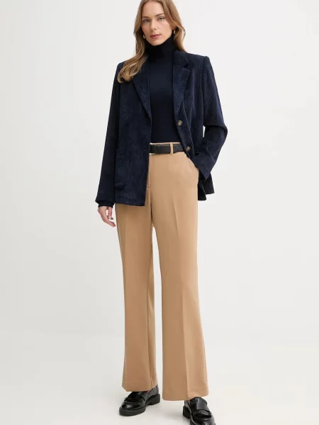 Светр з домішкою вовни Sisley легкий гольф сірий