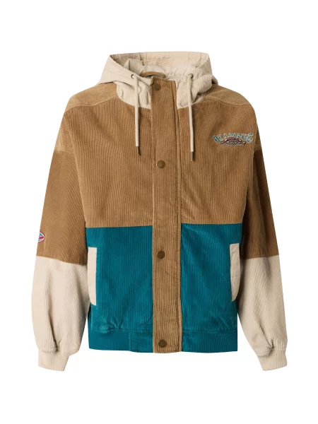 BILLABONG Geacă de primăvară-toamnă SET THE TONE / cyan / maro caramel bej