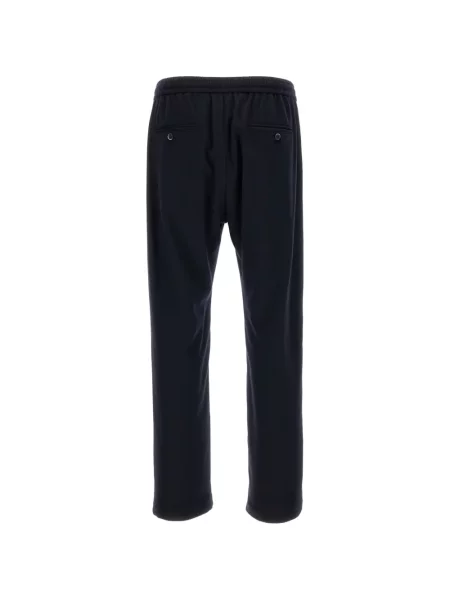 Pantaloni Barena din cașmir albastru