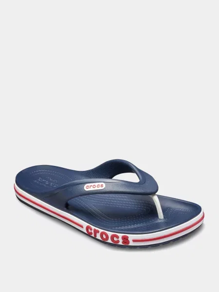 Синтетический вьетнамки Crocs синие