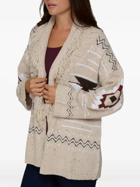 Gulerat geacă Autumn Cashmere cu franjuri din cașmir