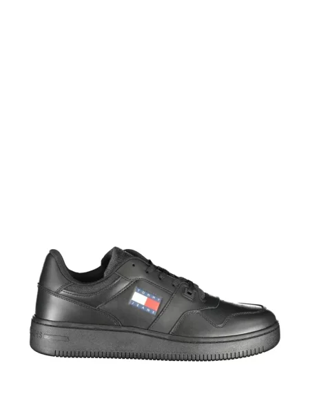 Sneakerși Tommy Hilfiger cu imagine negru