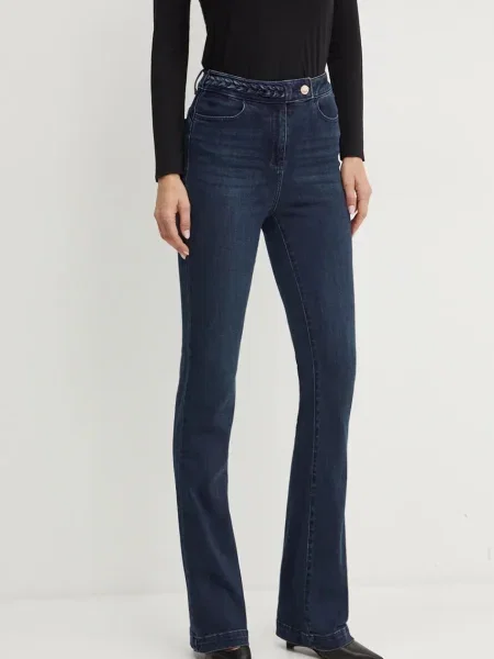Blugi Morgan cu talie înaltă