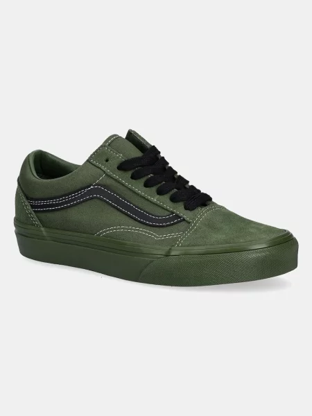 Vans teniși din piele întoarsă Old Skool verde