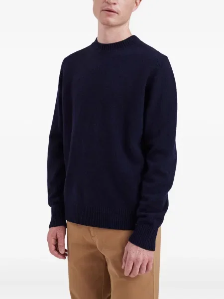 Pulover Norse Projects cu decolteu rotund albastru