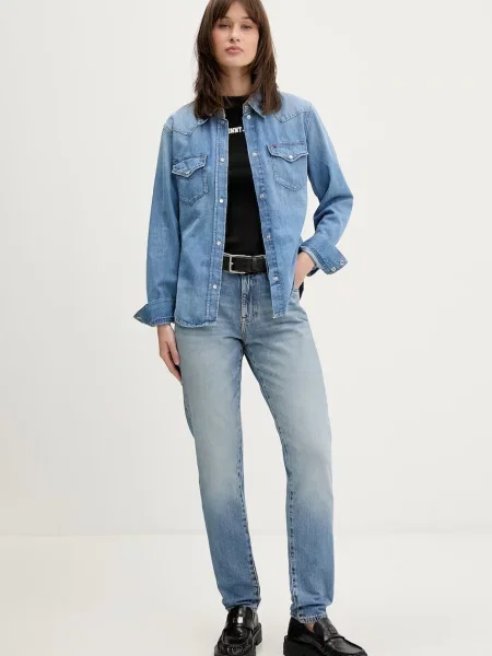 Tommy Jeans slim kavbojke modra