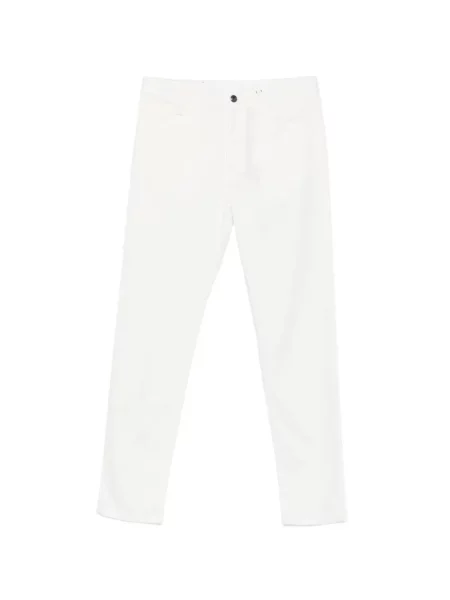 Pantaloni Canali cu autograf alb