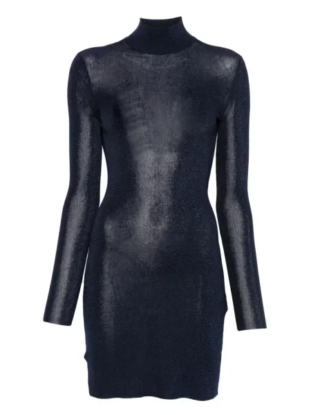 Rochie mini Self-portrait de costum albastru