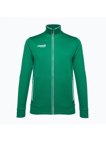Fotbalová mikina Capelli Basics Adult Training zelená/bílá bílá