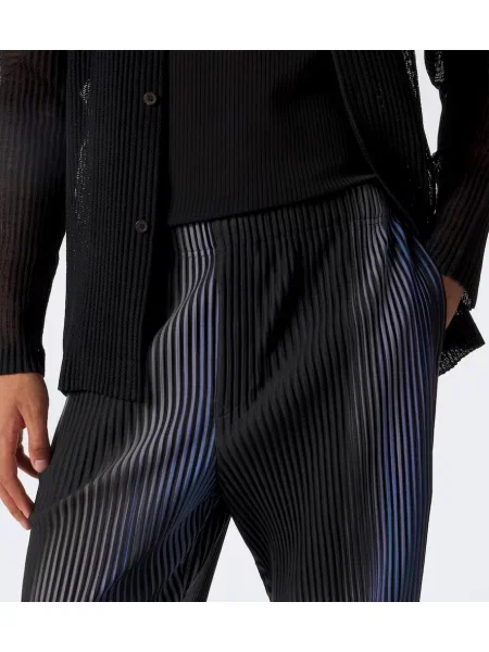 Hlače Homme Plissé Issey Miyake modra