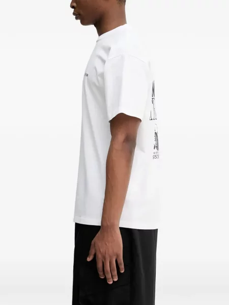 Tricou No Problemo cu imagine alb