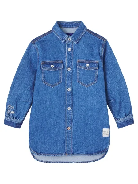 Gyerek denim ruha Scotch & Soda kék