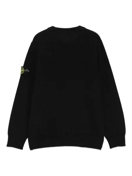 Sweter dziecięcy Stone Island czarny