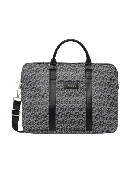 Guess torba z imitacji skóry szara