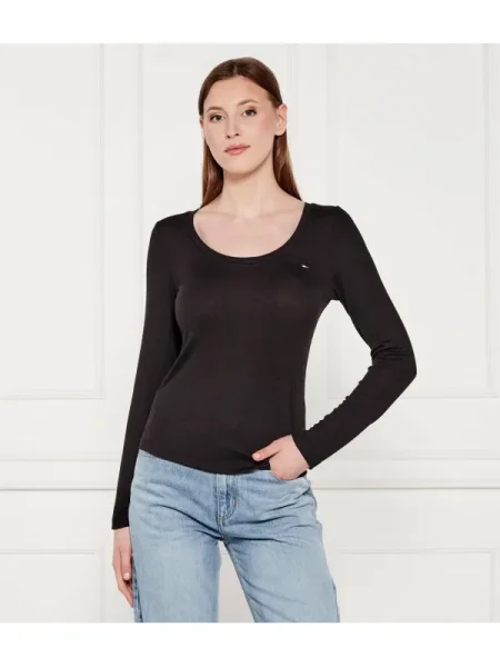 Tommy Jeans Bluză negru