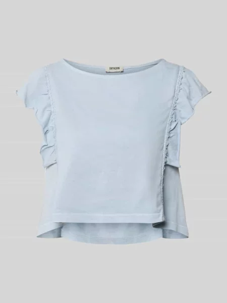 T-shirt z rękawami-motylkami model MIRIEL' Drykorn