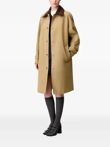 Gulerat trenci Claudie Pierlot de catifea