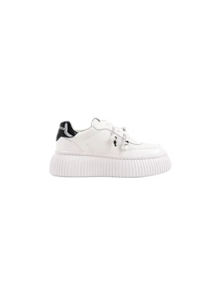 Sneakersy Karl Lagerfeld skórzane białe