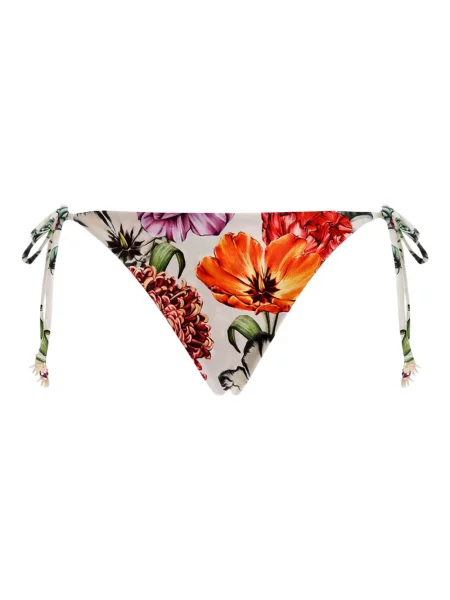 Bikini Agua Bendita cu model floral cu imagine alb