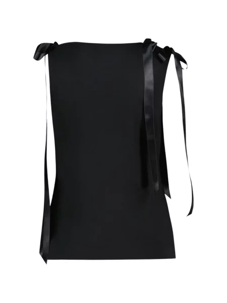 Top Simone Rocha cu funde negru