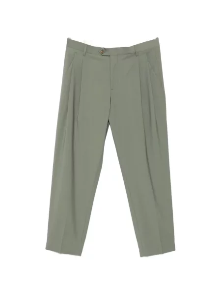 Pantaloni Briglia 1949 plisate verde