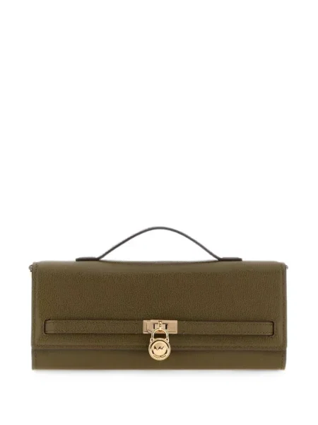 Rucsac Michael Michael Kors cu imagine din piele verde