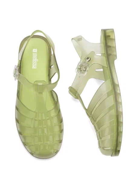 Sandale Melissa cu cataramă verde