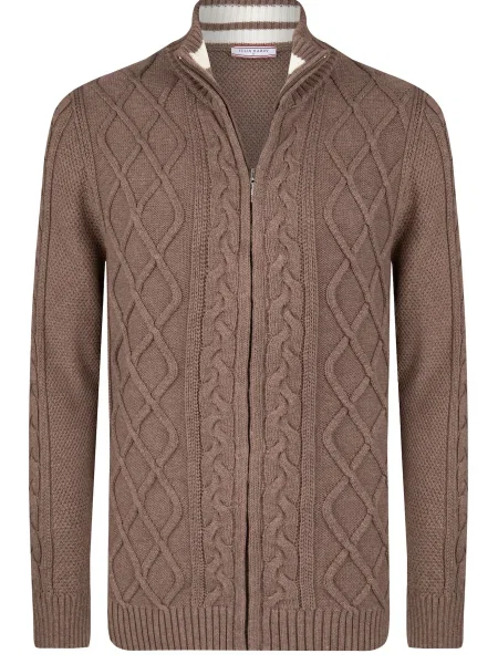 Felix Hardy Kardigan moka smeđa