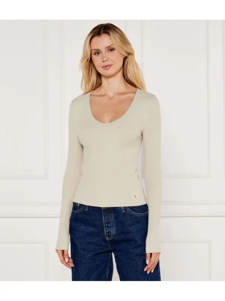 Calvin Klein Jeans Blúz bézs