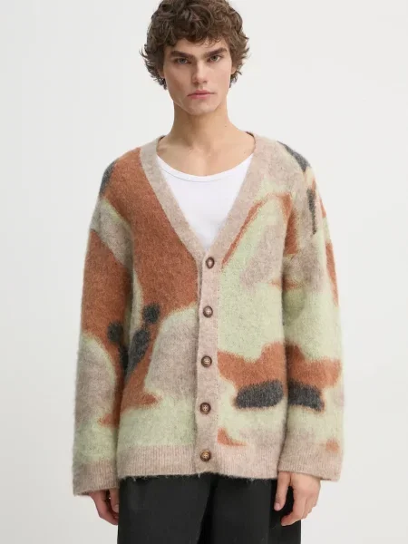 Nanushka cardigan din lână NESSIN bej