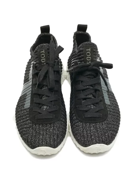 Sneakerși Tod's cu imagine retro negru