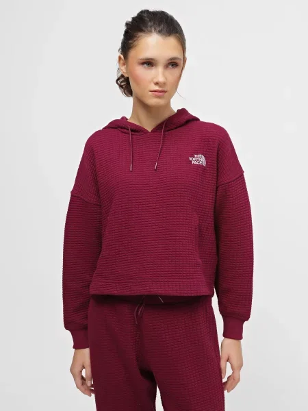 Худі The North Face Mhysa поліестер/бавовна фіолетовий