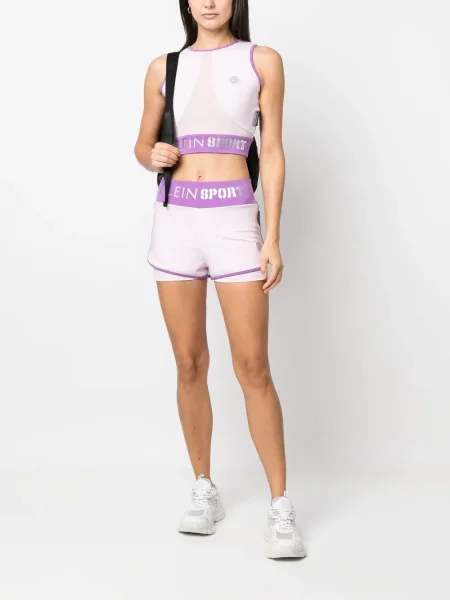 Bėgimas šortai Plein Sport violetinė