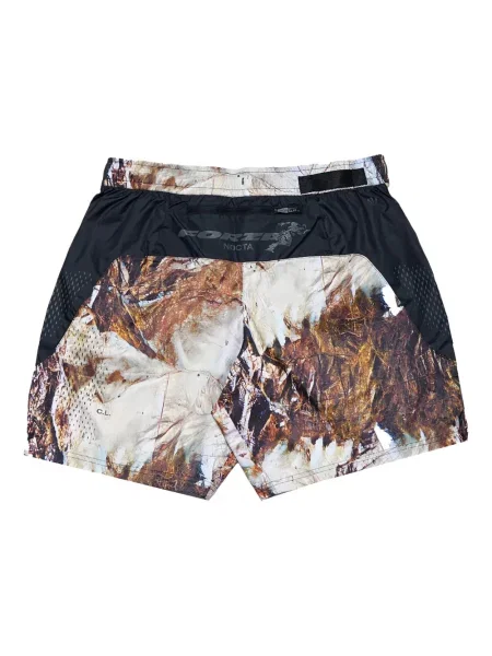 Ochelari de soare Nike cu cordon din jerseu cu imprimeu abstract gri