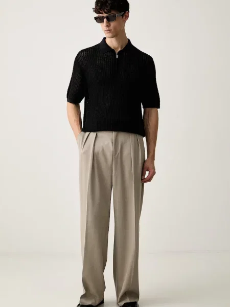 Tricou polo Emporio Armani din lyocell