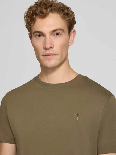 T-shirt o kroju Nowoczesny z czystej bawełny model PRIAMO' Joop! Collection oliwkowa