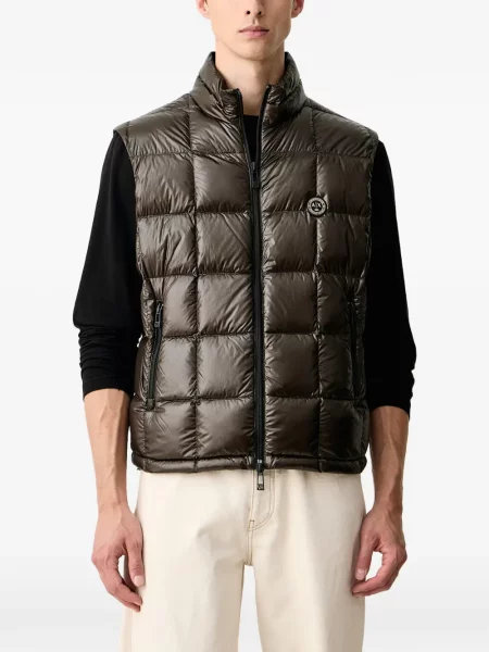 Matlasat vestă Armani Exchange gri