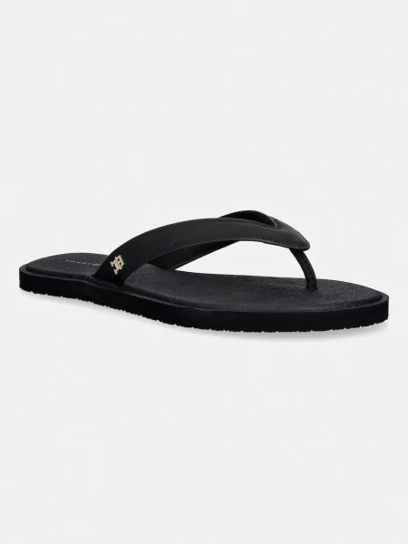 Tommy Hilfiger japonke TH SCANDI PREMIUM SUMMER SANDAL črna