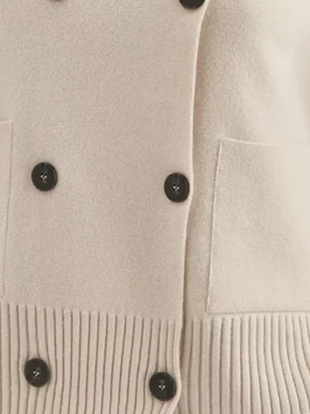 Cardigan Alpha Studio tricotate cu două rânduri de nasturi