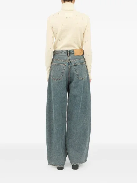 Blugi Mm6 Maison Margiela cu 5 buzunare albastru