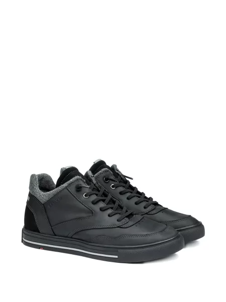 Sneakerși Lloyd din piele negru