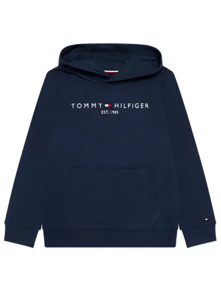 Tommy Hilfiger Μπλούζα Essential Hoodie Σκούρο μπλε