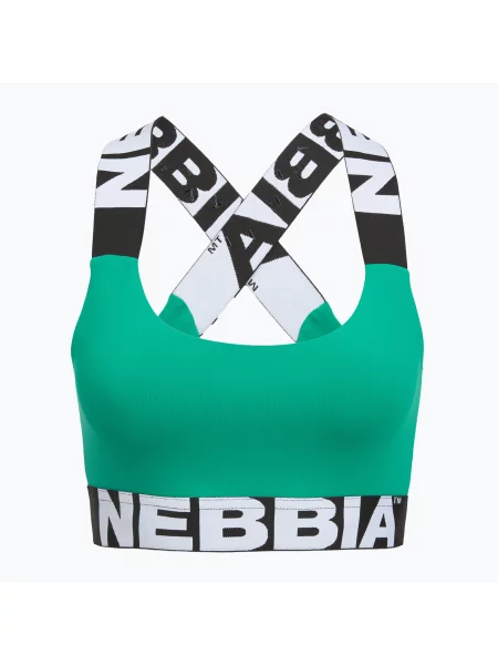 Sportmelltartó NEBBIA Iconic green. Méret: XS zöld