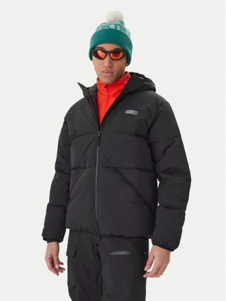 Element Zimska jakna Hooded Puffer črna