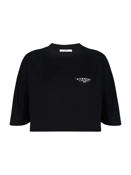 Top Givenchy z logo czarny