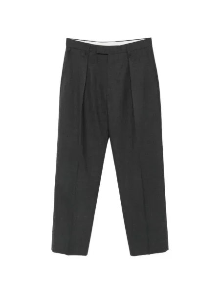 Pantaloni Sandro de lână gri