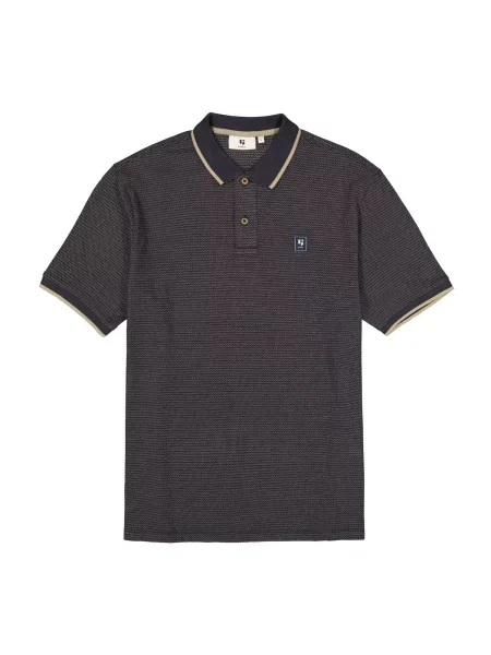 GARCIA Tricou marin / maro cappuccino albastru