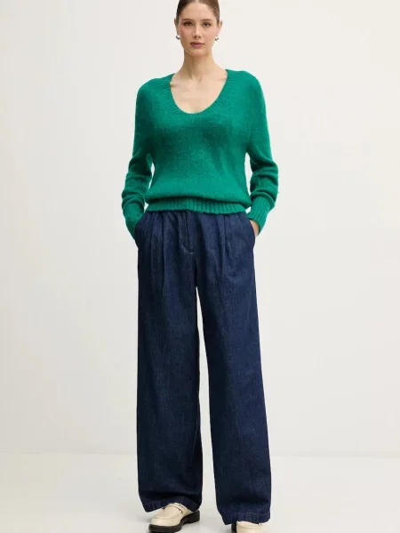 Светр з додаванням мохеру United Colors of Benetton зелений