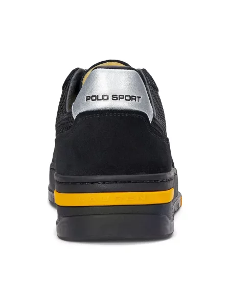 Sneakersy Polo Ralph Lauren skórzane czarne