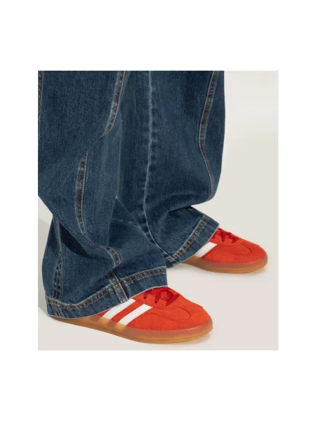 Sneakersy Adidas Originals zamszowe pomarańczowe
